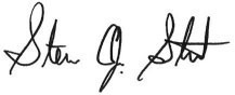 signature of steven j stout